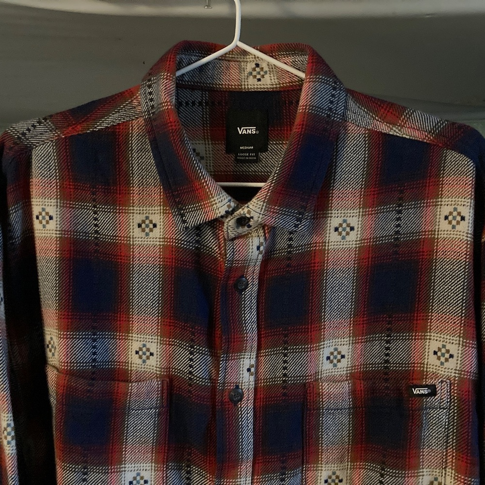 Plaid VANS Button Up NWT NWT - image 4